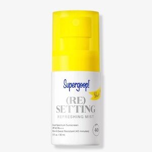 Supergoop! (Re)setting Mist SPF 40 $20MSRP